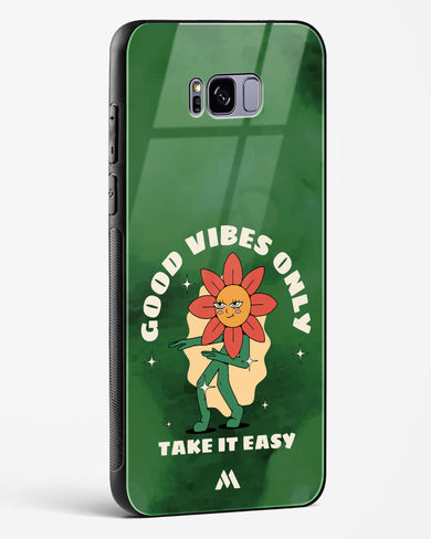 Good Vibes Only Glass Case Phone Cover (Samsung)