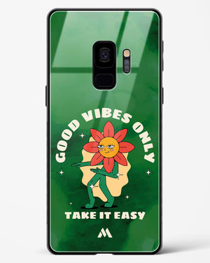 Good Vibes Only Glass Case Phone Cover (Samsung)