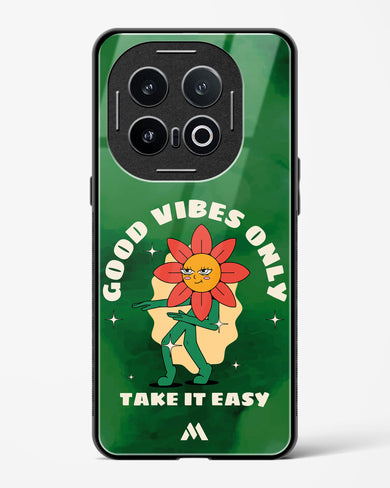 Good Vibes Only Glass Case Phone Cover (Vivo)