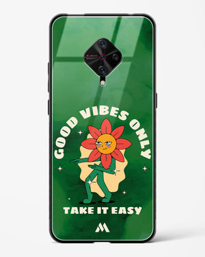Good Vibes Only Glass Case Phone Cover (Vivo)