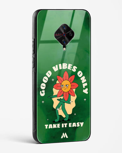 Good Vibes Only Glass Case Phone Cover (Vivo)