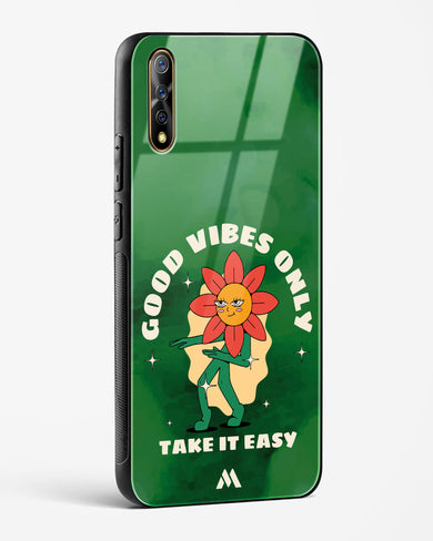 Good Vibes Only Glass Case Phone Cover (Vivo)