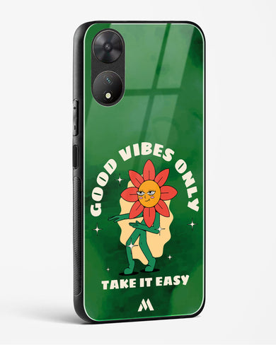 Good Vibes Only Glass Case Phone Cover (Vivo)