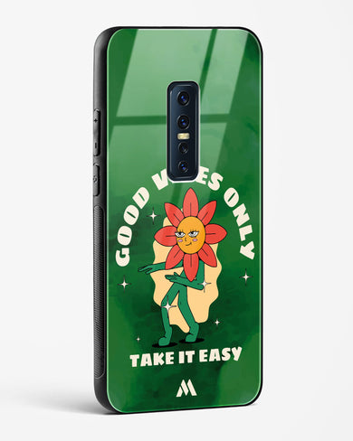 Good Vibes Only Glass Case Phone Cover (Vivo)