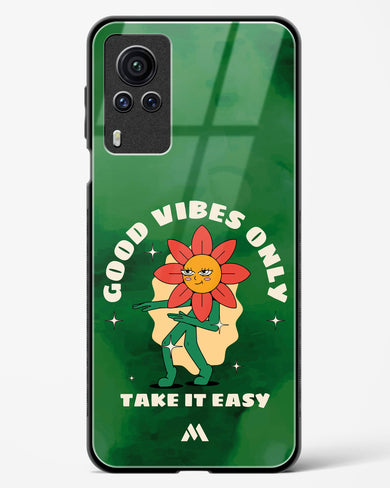 Good Vibes Only Glass Case Phone Cover (Vivo)