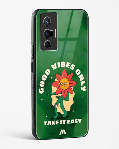 Good Vibes Only Glass Case Phone Cover (Vivo)