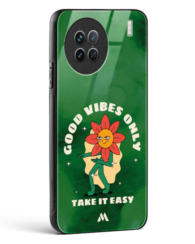 Good Vibes Only Glass Case Phone Cover (Vivo)