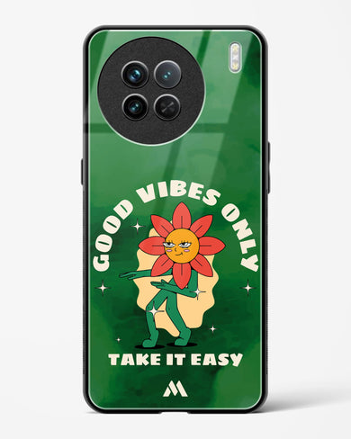 Good Vibes Only Glass Case Phone Cover (Vivo)