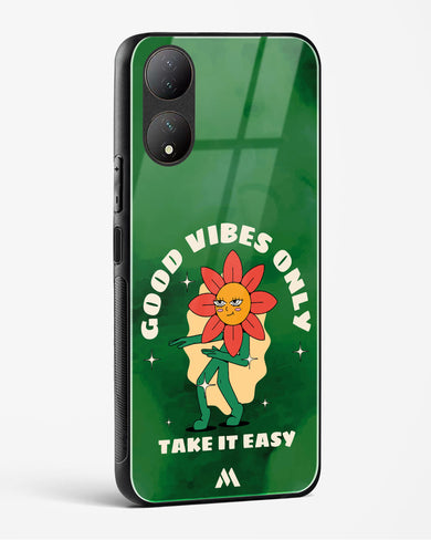 Good Vibes Only Glass Case Phone Cover (Vivo)