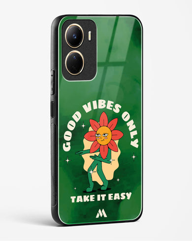 Good Vibes Only Glass Case Phone Cover (Vivo)