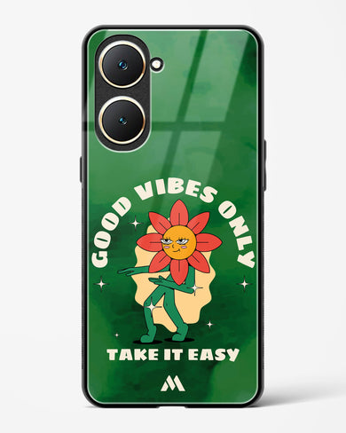 Good Vibes Only Glass Case Phone Cover (Vivo)