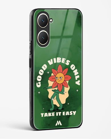 Good Vibes Only Glass Case Phone Cover (Vivo)