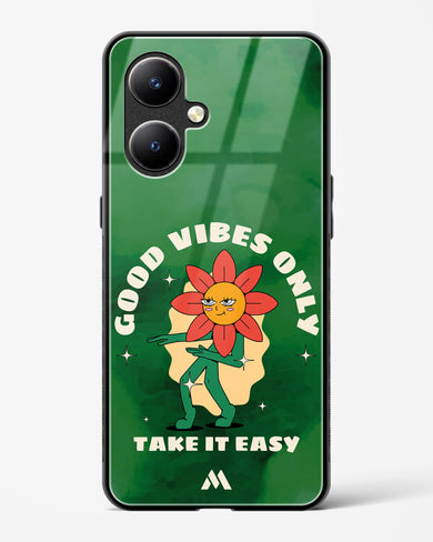 Good Vibes Only Glass Case Phone Cover (Vivo)