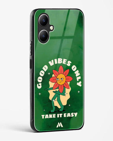 Good Vibes Only Glass Case Phone Cover (Vivo)