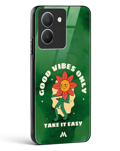 Good Vibes Only Glass Case Phone Cover (Vivo)