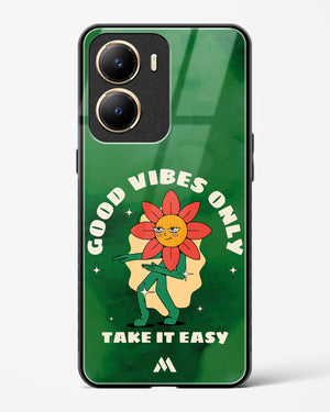 Good Vibes Only Glass Case Phone Cover (Vivo)