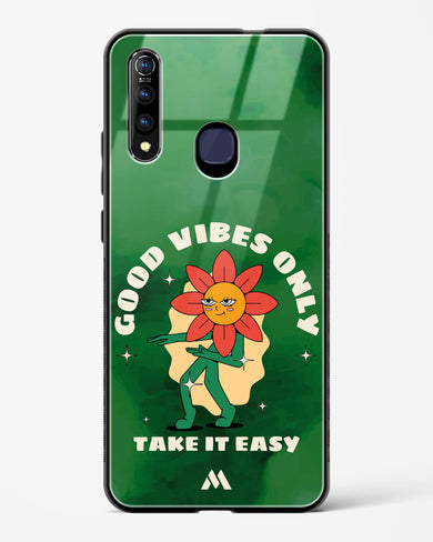 Good Vibes Only Glass Case Phone Cover (Vivo)