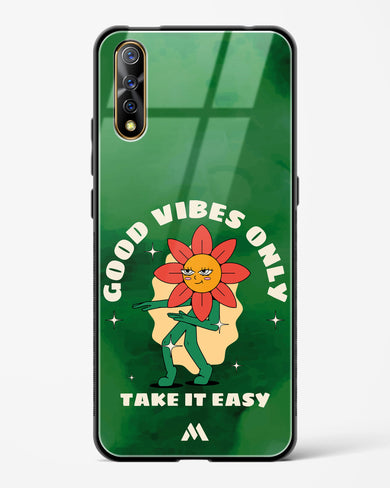 Good Vibes Only Glass Case Phone Cover (Vivo)