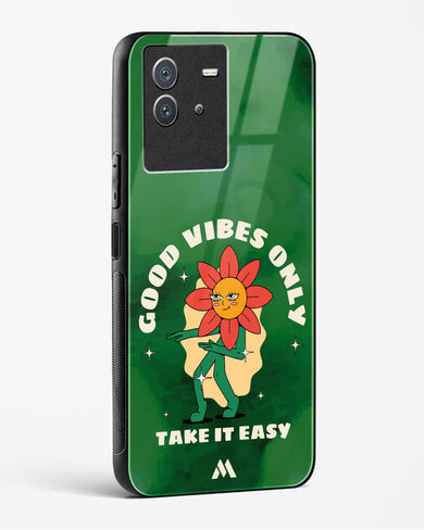 Good Vibes Only Glass Case Phone Cover (Vivo)