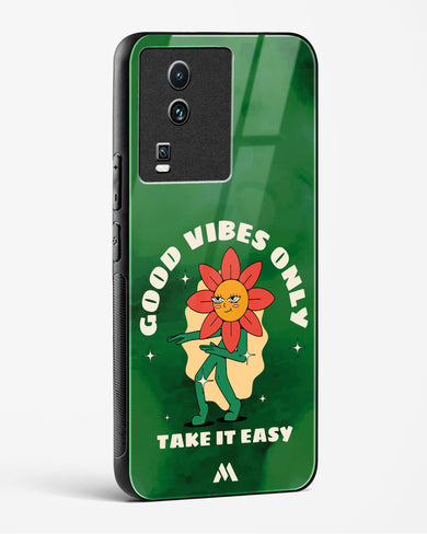 Good Vibes Only Glass Case Phone Cover (Vivo)