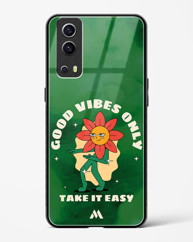 Good Vibes Only Glass Case Phone Cover (Vivo)