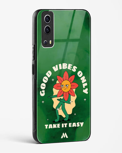 Good Vibes Only Glass Case Phone Cover (Vivo)