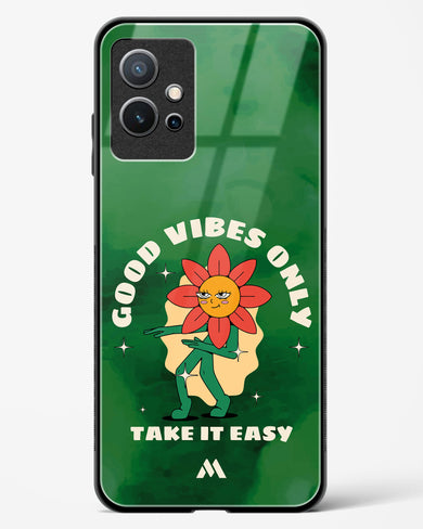 Good Vibes Only Glass Case Phone Cover (Vivo)