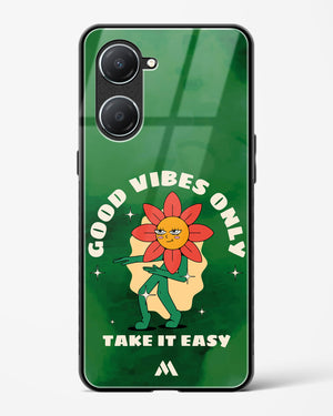 Good Vibes Only Glass Case Phone Cover (Vivo)