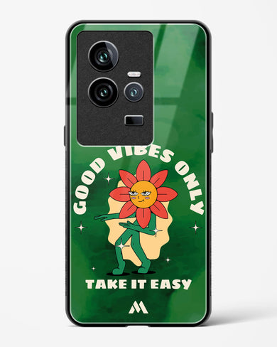 Good Vibes Only Glass Case Phone Cover (Vivo)