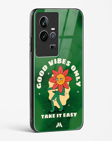 Good Vibes Only Glass Case Phone Cover (Vivo)