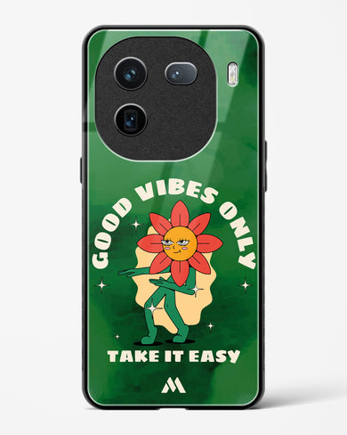 Good Vibes Only Glass Case Phone Cover (Vivo)