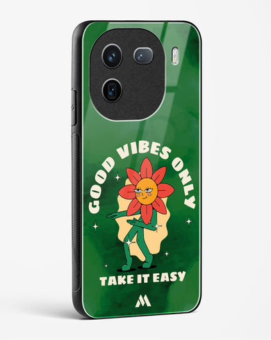 Good Vibes Only Glass Case Phone Cover (Vivo)