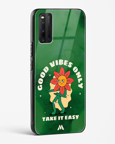 Good Vibes Only Glass Case Phone Cover (Vivo)