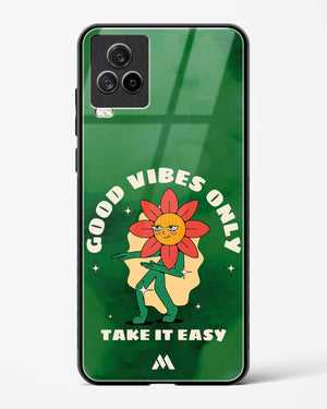 Good Vibes Only Glass Case Phone Cover (Vivo)