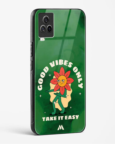 Good Vibes Only Glass Case Phone Cover (Vivo)