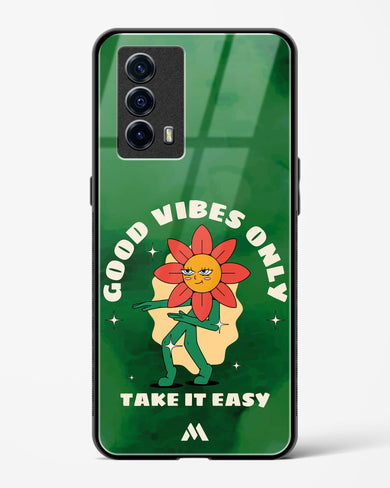 Good Vibes Only Glass Case Phone Cover (Vivo)