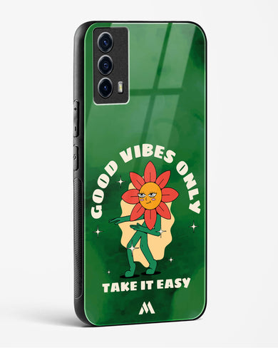 Good Vibes Only Glass Case Phone Cover (Vivo)