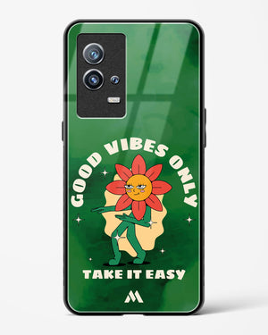 Good Vibes Only Glass Case Phone Cover (Vivo)