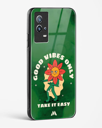 Good Vibes Only Glass Case Phone Cover (Vivo)