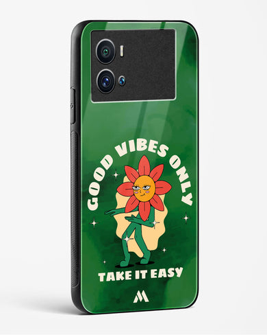 Good Vibes Only Glass Case Phone Cover (Vivo)