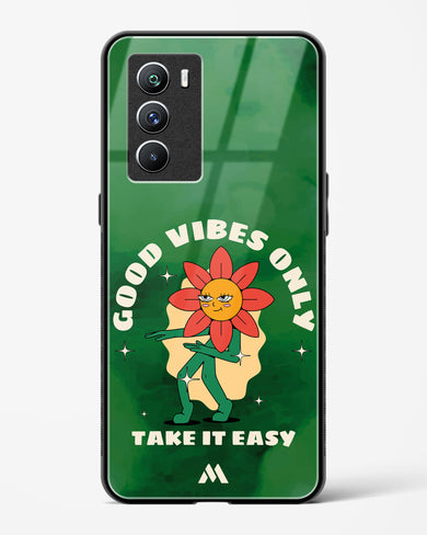 Good Vibes Only Glass Case Phone Cover (Vivo)