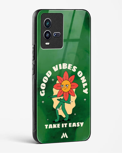 Good Vibes Only Glass Case Phone Cover (Vivo)