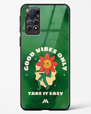 Good Vibes Only Glass Case Phone Cover (Xiaomi)