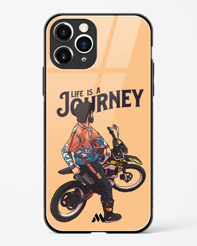 Life is a Journey Glass Case Phone Cover (Apple)