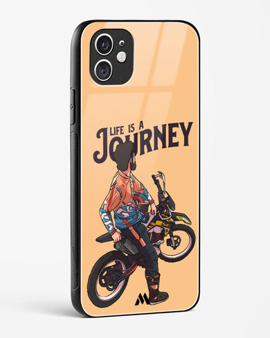 Life is a Journey Glass Case Phone Cover (Apple)