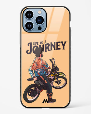 Life is a Journey Glass Case Phone Cover (Apple)