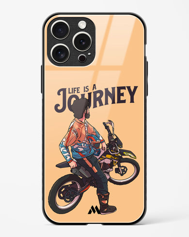 Life is a Journey Glass Case Phone Cover (Apple)