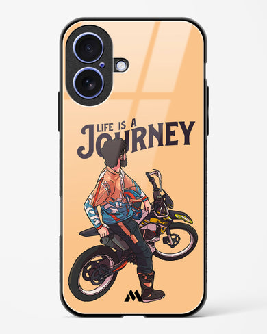 Life is a Journey Glass Case Phone Cover (Apple)