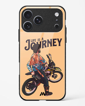 Life is a Journey Glass Case Phone Cover (Apple)