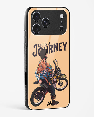 Life is a Journey Glass Case Phone Cover (Apple)